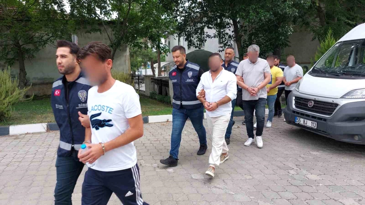 Samsun'da Yasa Dışı Bahis Operasyonunda 5 Kişi Adliyeye Sevk Edildi