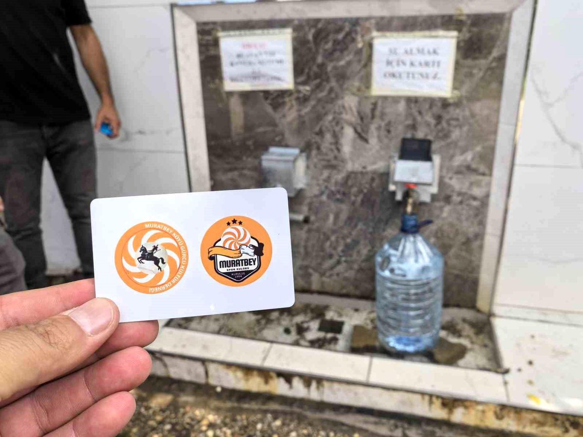 İnegöl\'de Mahalle Sakinleri Su Satışını Kartlı Sistemle Kontrol Ediyor
