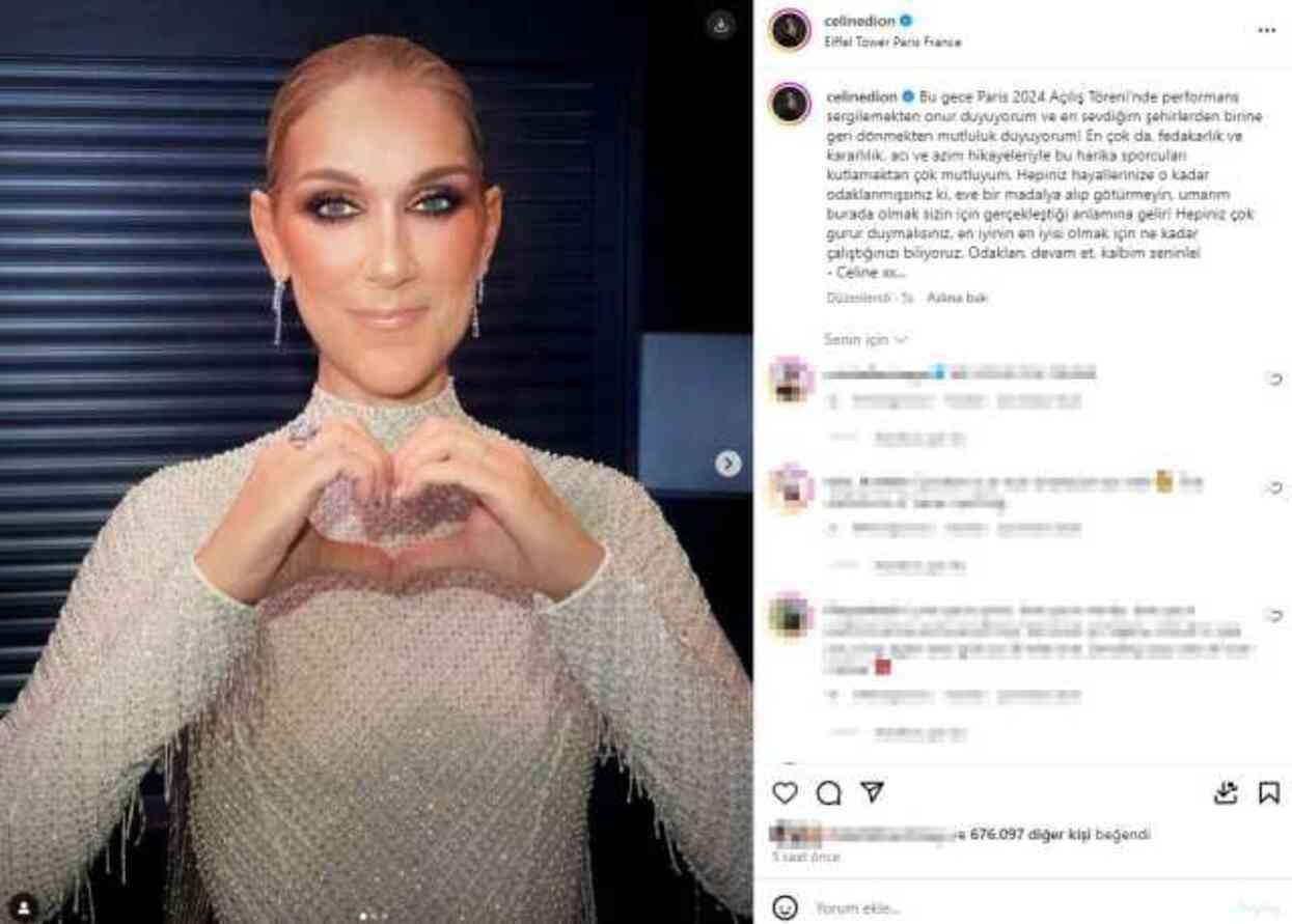 Yıllar sonra ilk! Katı kişilik sendromuyla mücadele eden Celine Dion, 2024 Paris Olimpiyatları'nda sahne aldı