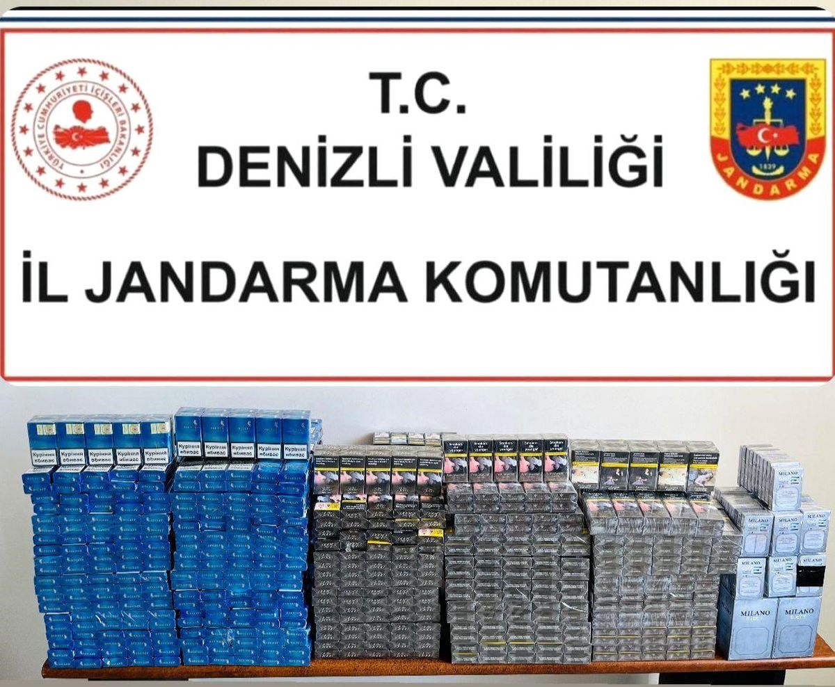 Denizli\'de 200 Karton Kaçak Sigara Ele Geçirildi