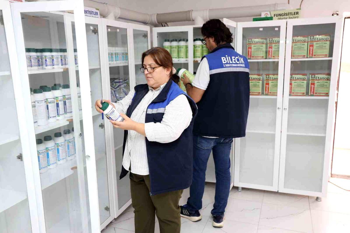Bilecik\'te Bitki Koruma Ürünleri Satışı ve Depolanması Denetimleri Devam Ediyor