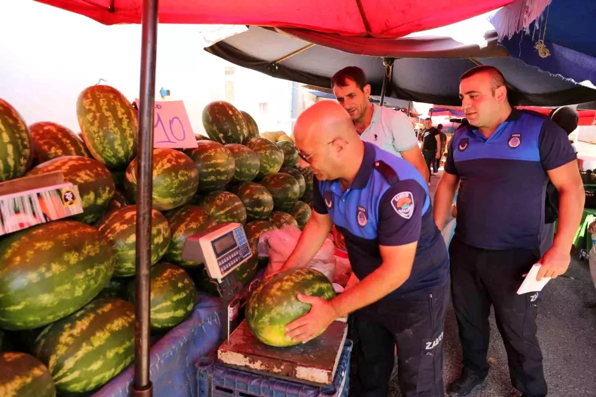 Samsun İlkadım Belediyesi Pazar Yerlerinde Denetim Yaptı