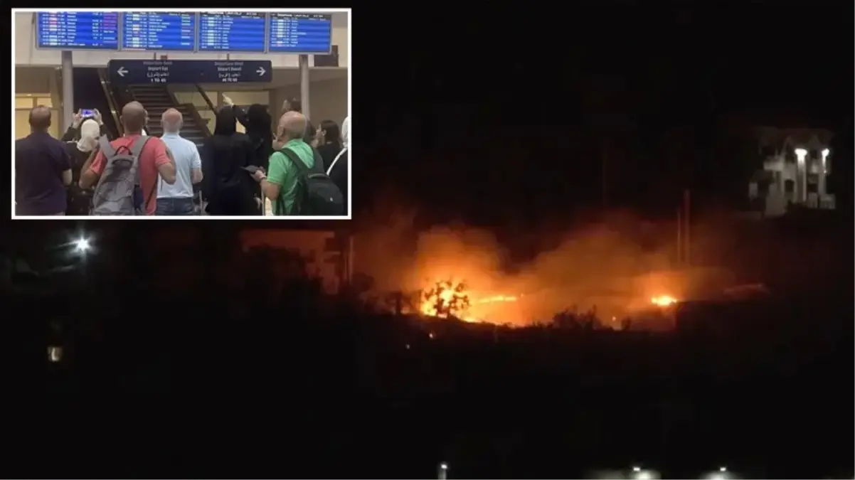 İsrail, Hizbullah mevzilerini vurmaya başladı! Beyrut\'ta uçuşlar askıya alındı, 10\'dan fazla ülke vatandaşlarını geri çağırdı