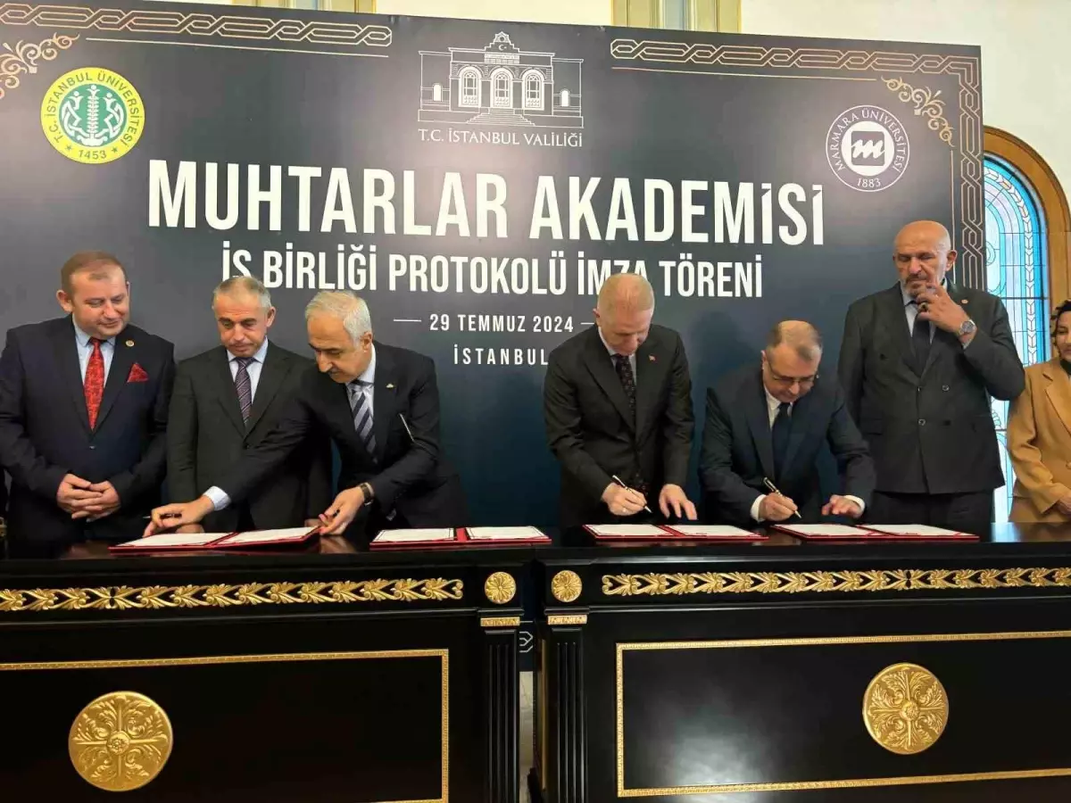 İstanbul\'da Muhtarlara Akademik Eğitim Verilecek