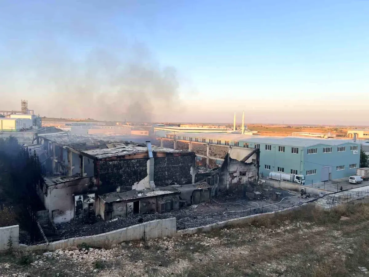 Tekirdağ\'da Kimya Fabrikasında Çıkan Yangın Kontrol Altına Alındı