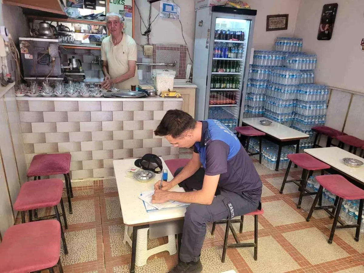 Amasya Belediyesi Kahvehane ve Çay Ocaklarını Denetledi