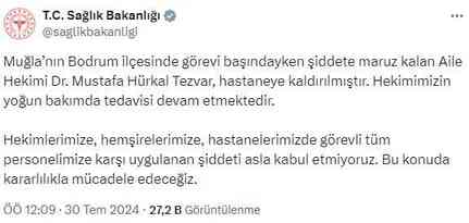 Bodrum'da doktor tartışması: Doktor fenalaştı Bodrum'da doktor tartışması: Doktor fenalaştı