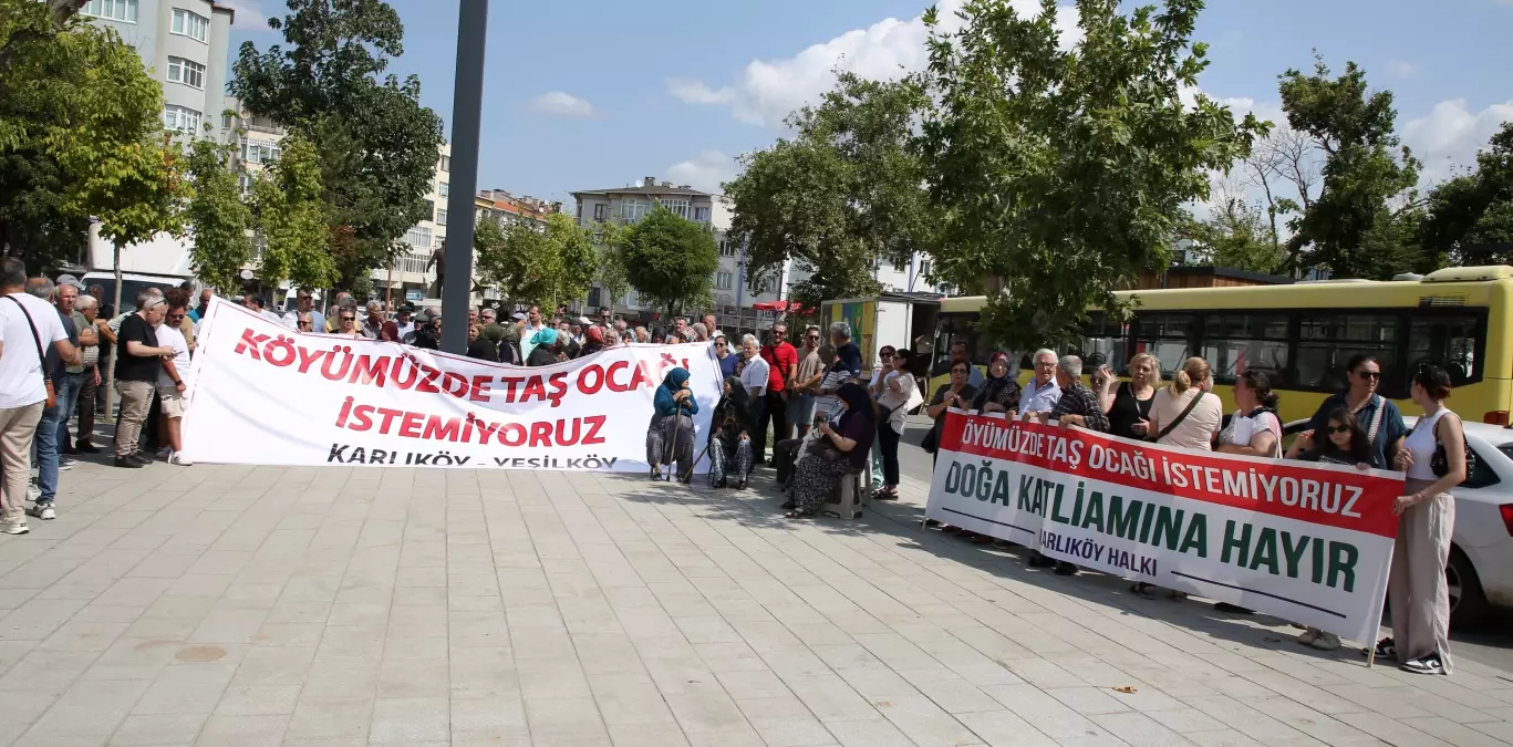 Keşan\'da Taş Ocağına Karşı İmza Toplandı