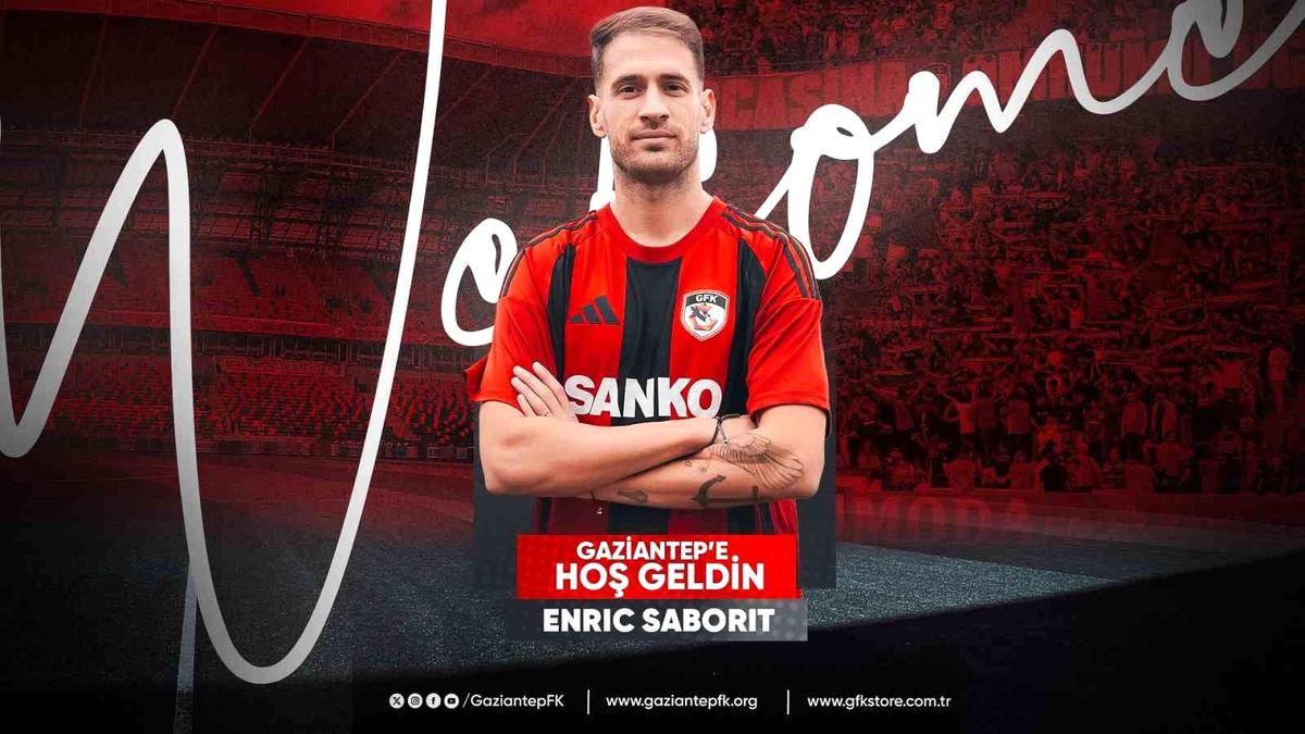 Gaziantep Futbol Kulübü, İspanyol stoper Enric Saborit ile sözleşme imzaladı