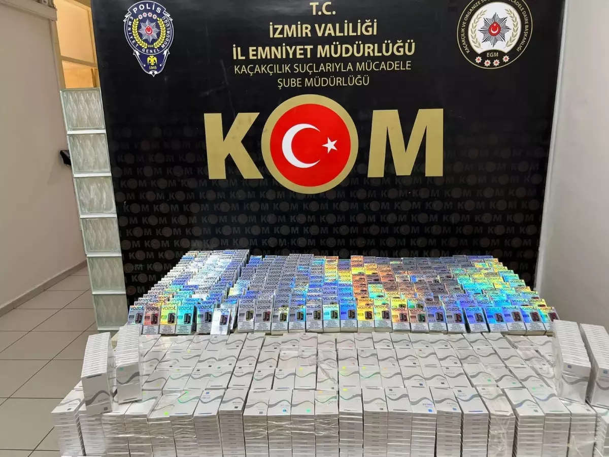 İzmir\'de 11,5 Milyon TL Değerinde Sahte İçki ve Kaçak Ürün Ele Geçirildi