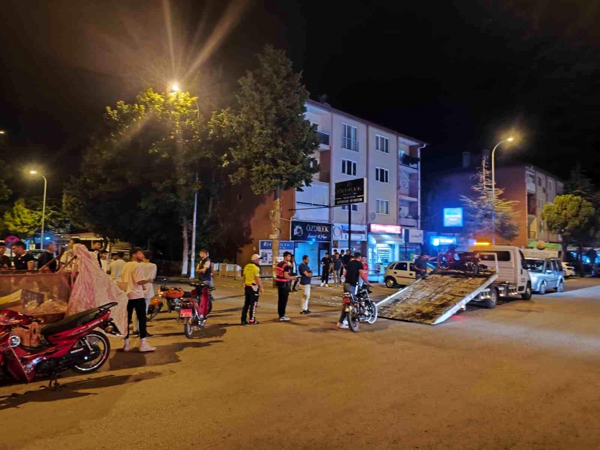 Dinar\'da yapılan denetimde sürücülere 136 bin 180 TL ceza kesildi