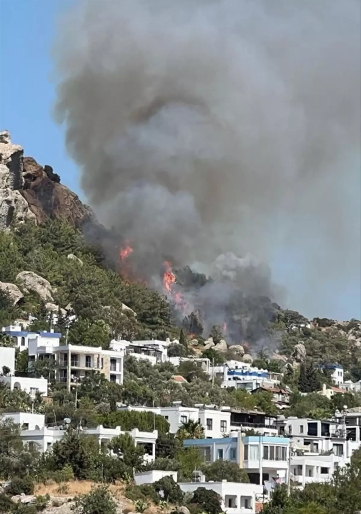 Bodrum\'da çıkan yangın kontrol altına alındı