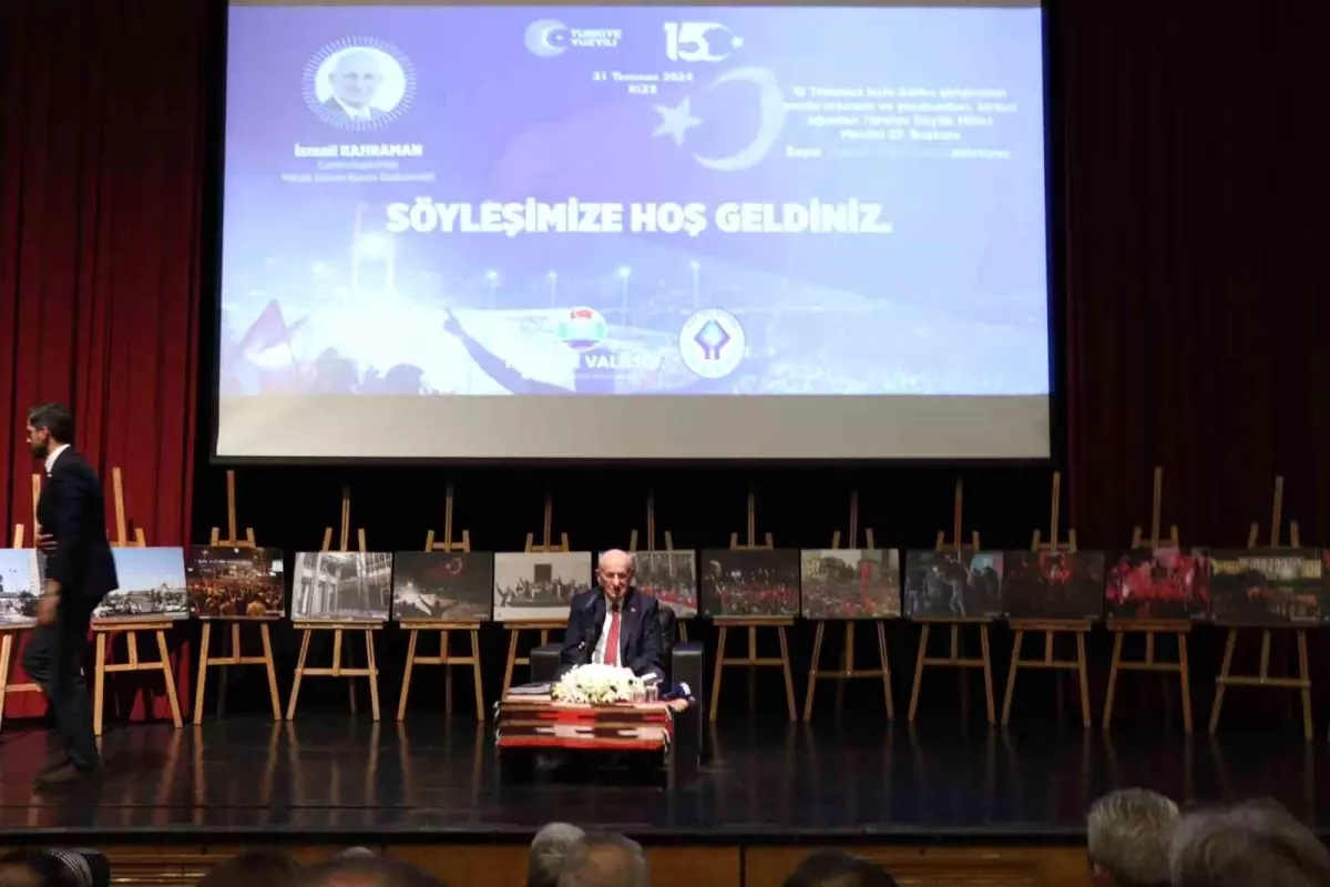 İsmail Kahraman, 15 Temmuz gecesi yaşananları Rizelilere anlattı