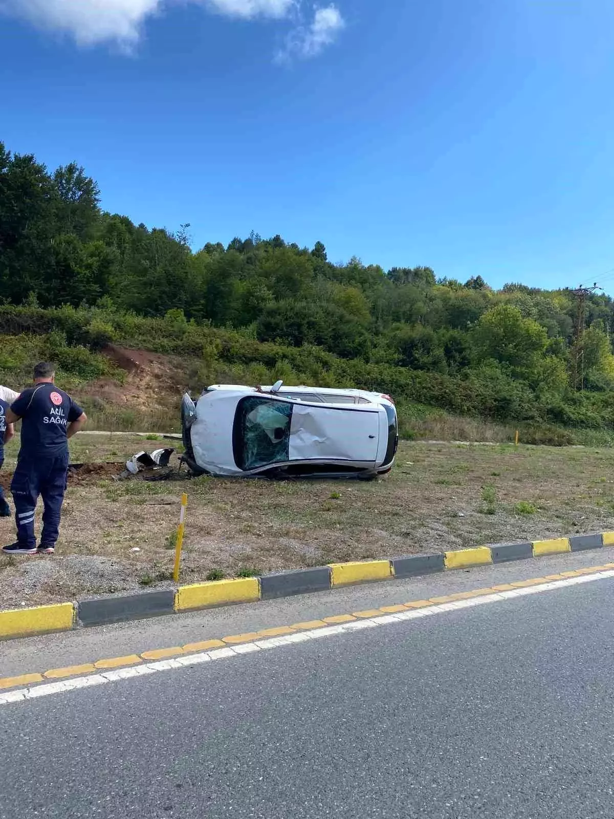 Zonguldak\'ın Ereğli ilçesinde trafik kazası: Bir kişi yaralandı