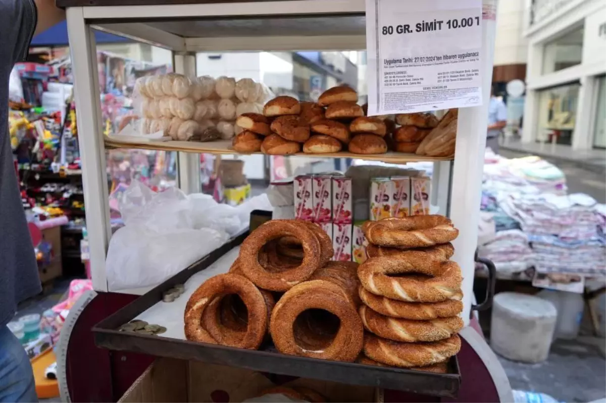 Samsun\'da Simit Fiyatlarına Zam