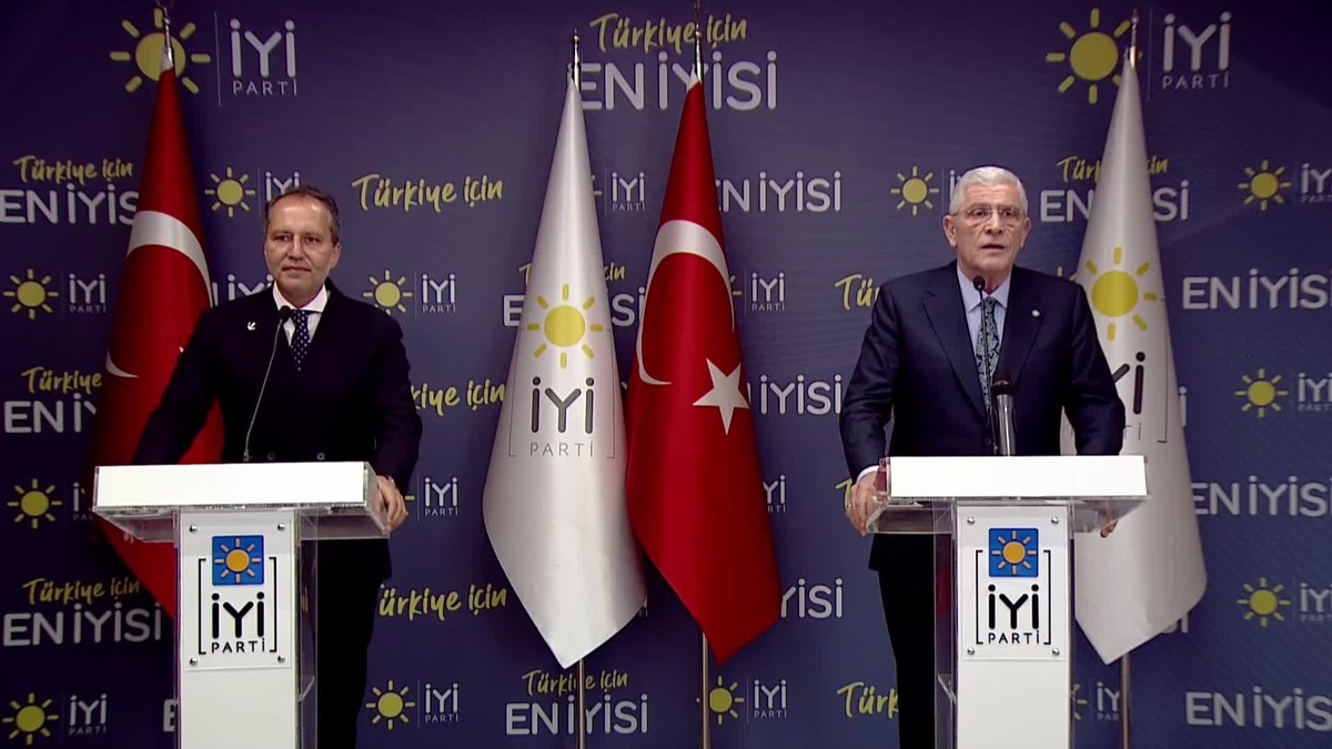 Fatih Erbakan, İYİ Parti Genel Başkanı Müsavat Dervişoğlu\'nu ziyaret etti