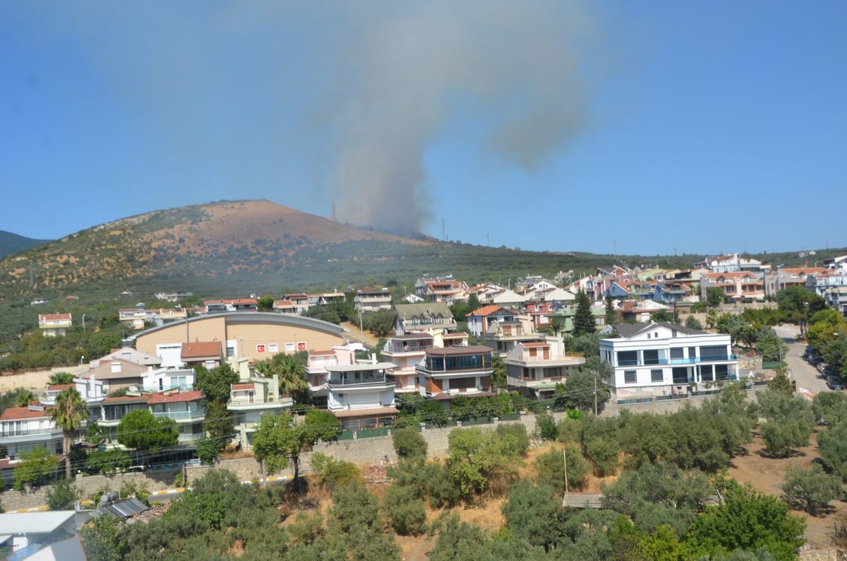 Erdek\'teki Yangın Kontrol Altına Alındı