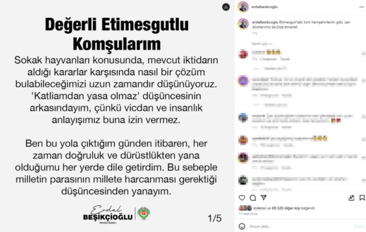 Etimesgut Belediye Başkanı Sokak Hayvanlarını Görevlendirecek