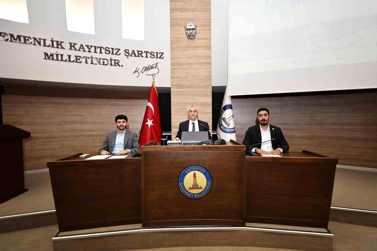Şahinbey Belediye Meclisi Ağustos Ayı Birleşimi Gerçekleştirildi