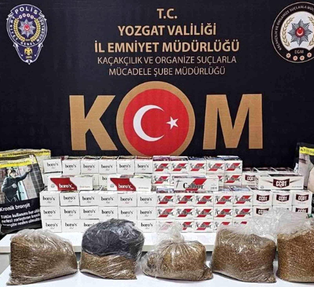 Yozgat\'ta Yapılan Operasyonlarda Çok Sayıda Kaçak Ürün Ele Geçirildi