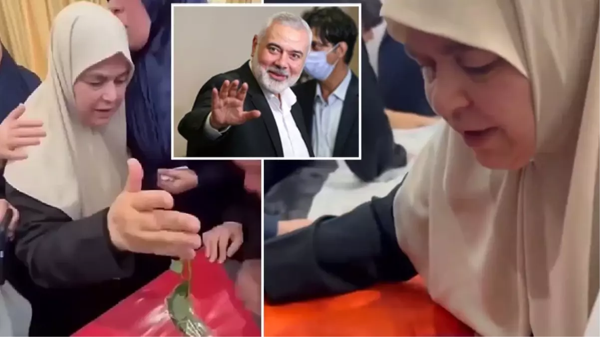 Cenazesi Doha\'ya getirilen Haniye\'nin eşi Ümmü Abdusselam\'dan duygusal veda