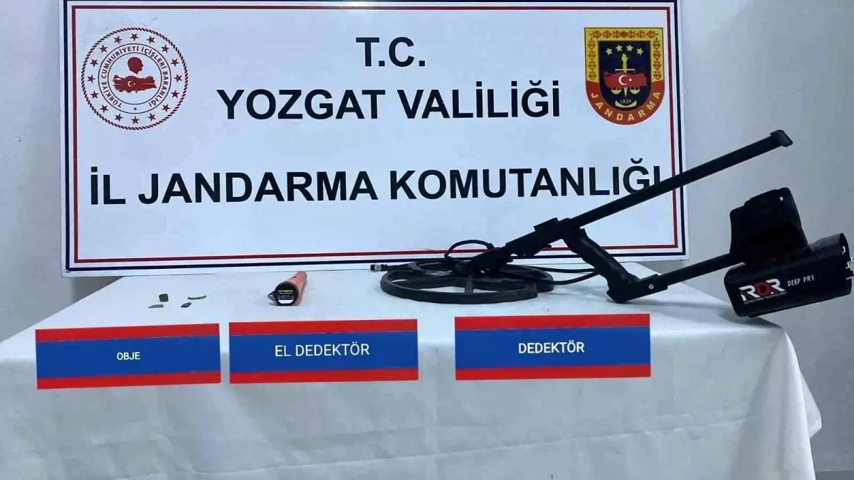 Yozgat\'ta Kaçak Define Arayan Kişi Suçüstü Yakalandı