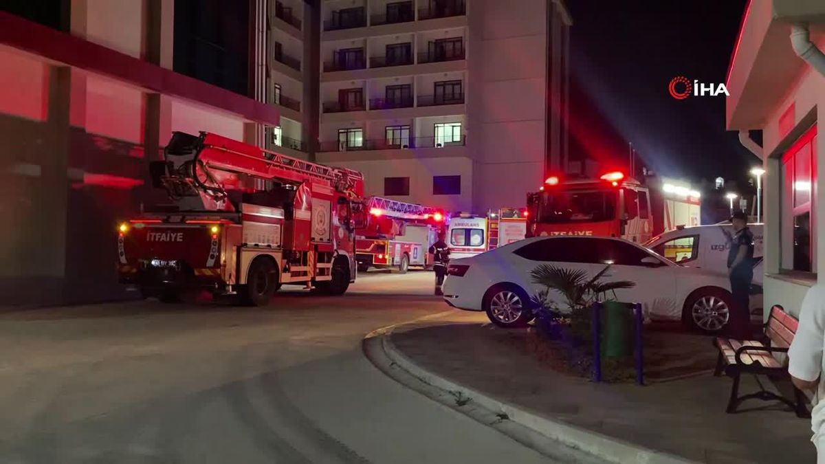 Huzurevinde çıkan yangın ekipleri seferber etti