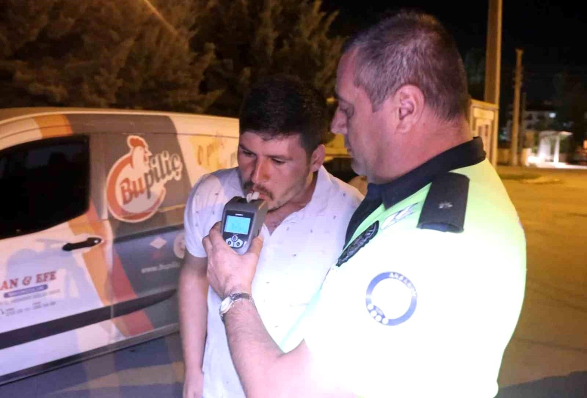 Aksaray\'da Alkollü Sürücü Polisten Kaçamadı