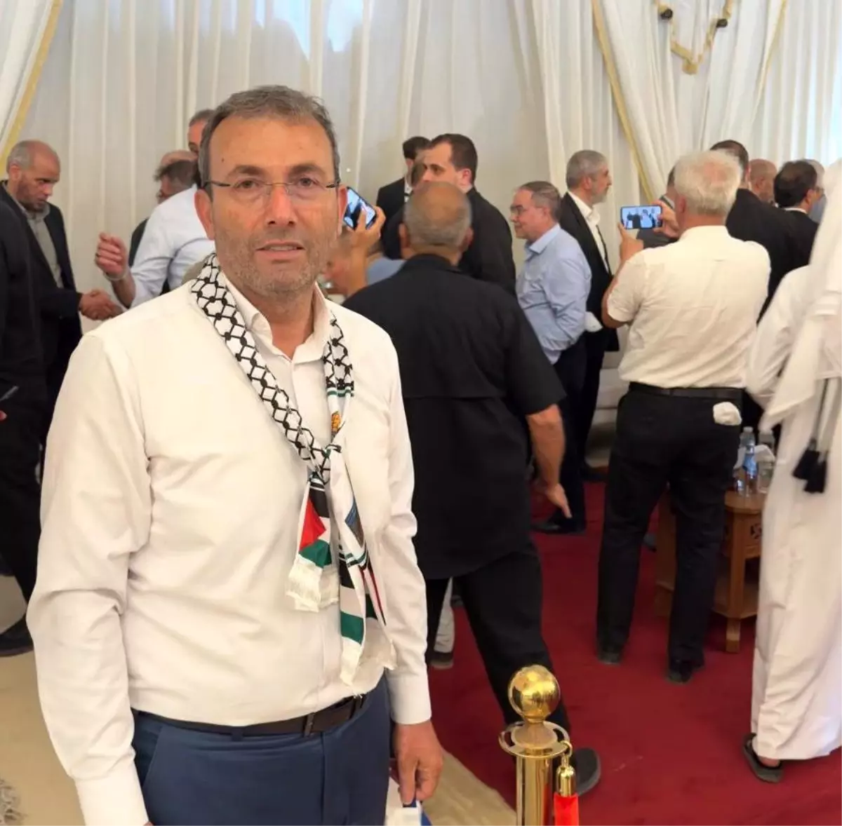 Pendik Belediye Başkanı Ahmet Cin, İsmail Haniye\'nin cenaze törenine katıldı