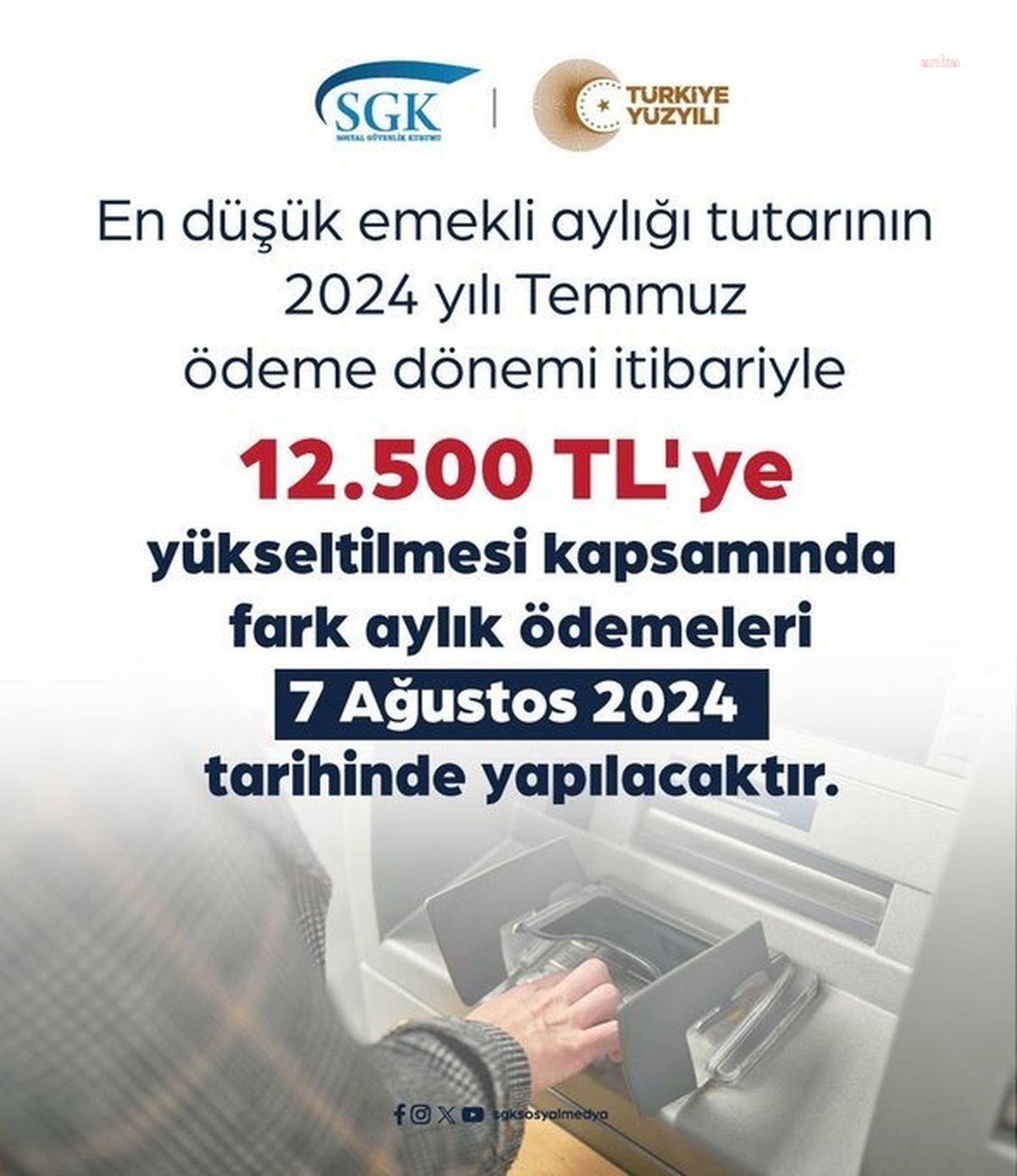 SGK, En Düşük Emekli Aylığına Yapılacak Fark Ödemelerini Açıkladı