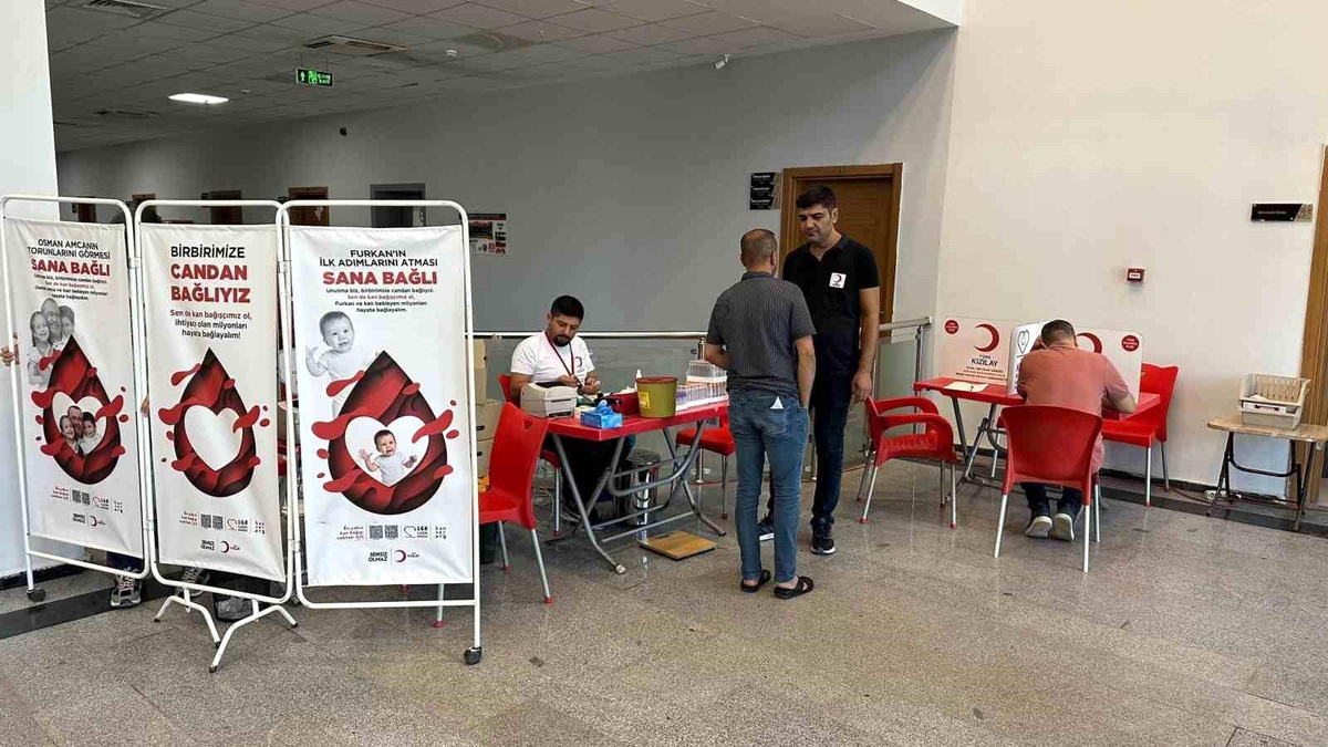 Adıyaman Belediyesi Türk Kızılay\'ın Kan Bağışı Kampanyasına Destek Verdi