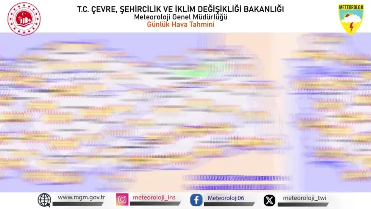 Yerel Sağanak Yağış Bekleniyor