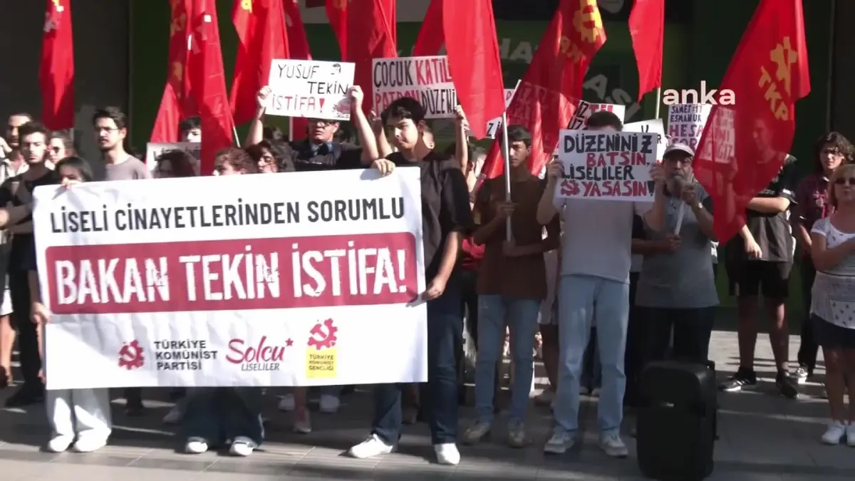 TKP Gençlik Örgütleri, MESEM\'deki İş Kazalarını Protesto Etti