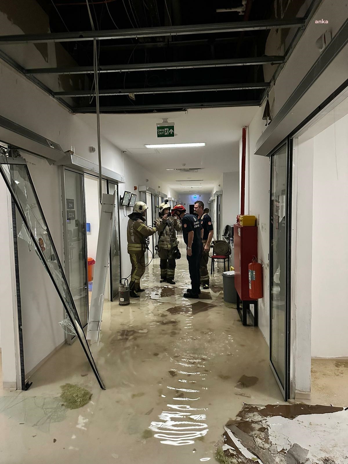 İstanbul\'da Hastane Tavanı Çöktü, 8 Bebek Kurtarıldı