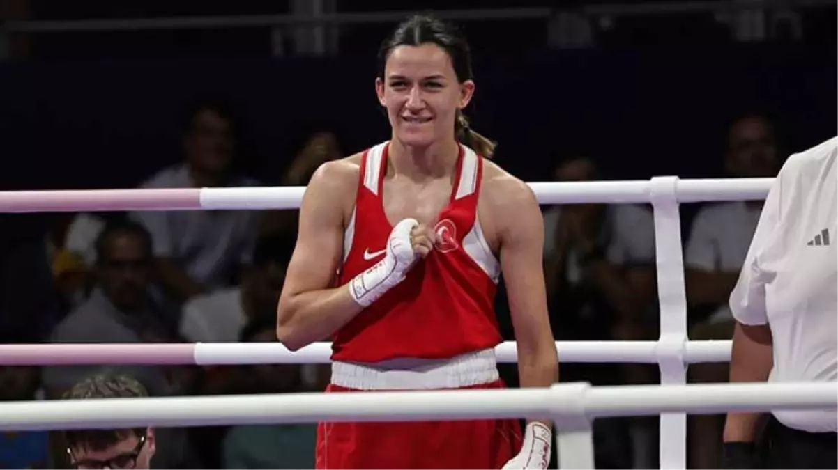 Milli boksör Hatice Akbaş, Paris Olimpiyat Oyunları\'nda finale kaldı