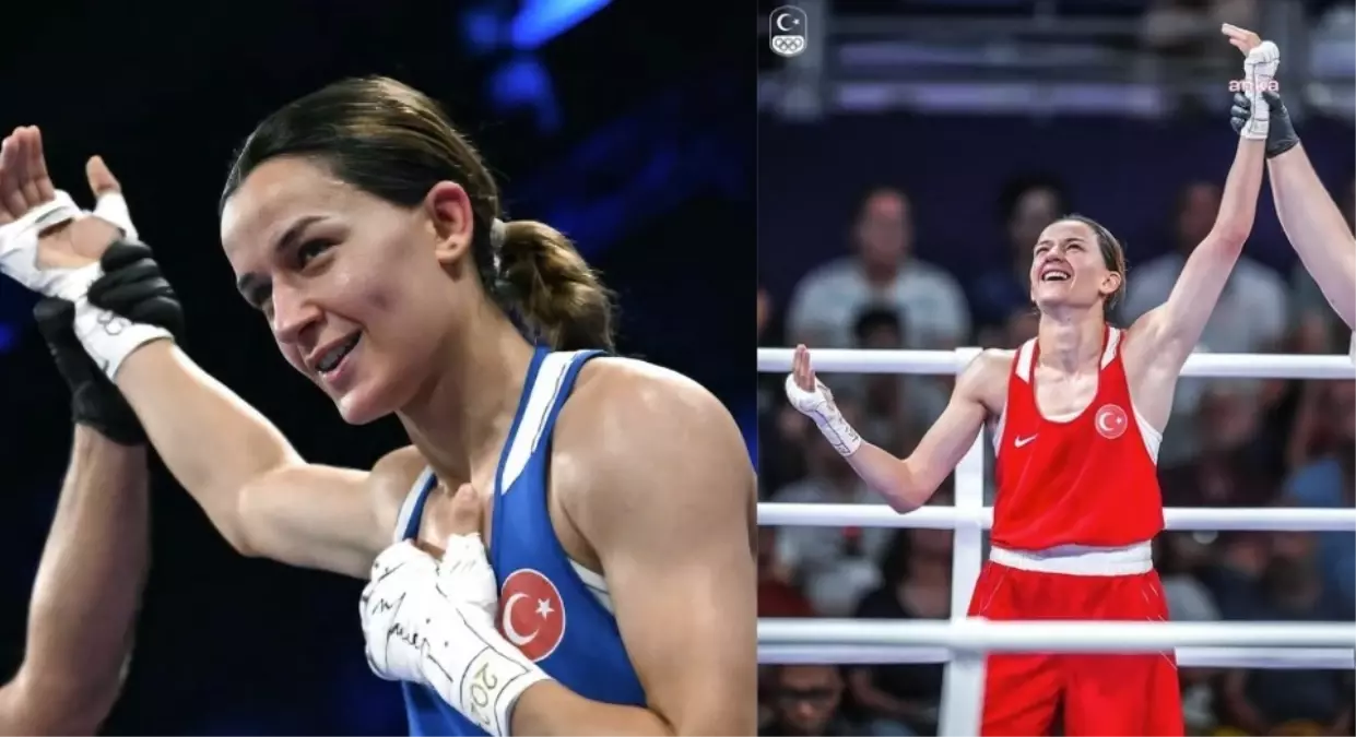 Milli boksör Hatice Akbaş Paris Olimpiyatları\'nda finale yükseldi