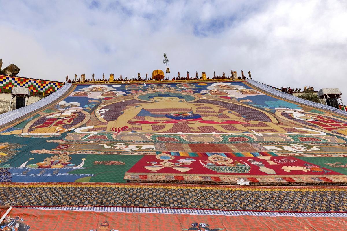 Lhasa\'da Shoton Festivali Kutlamaları Başladı