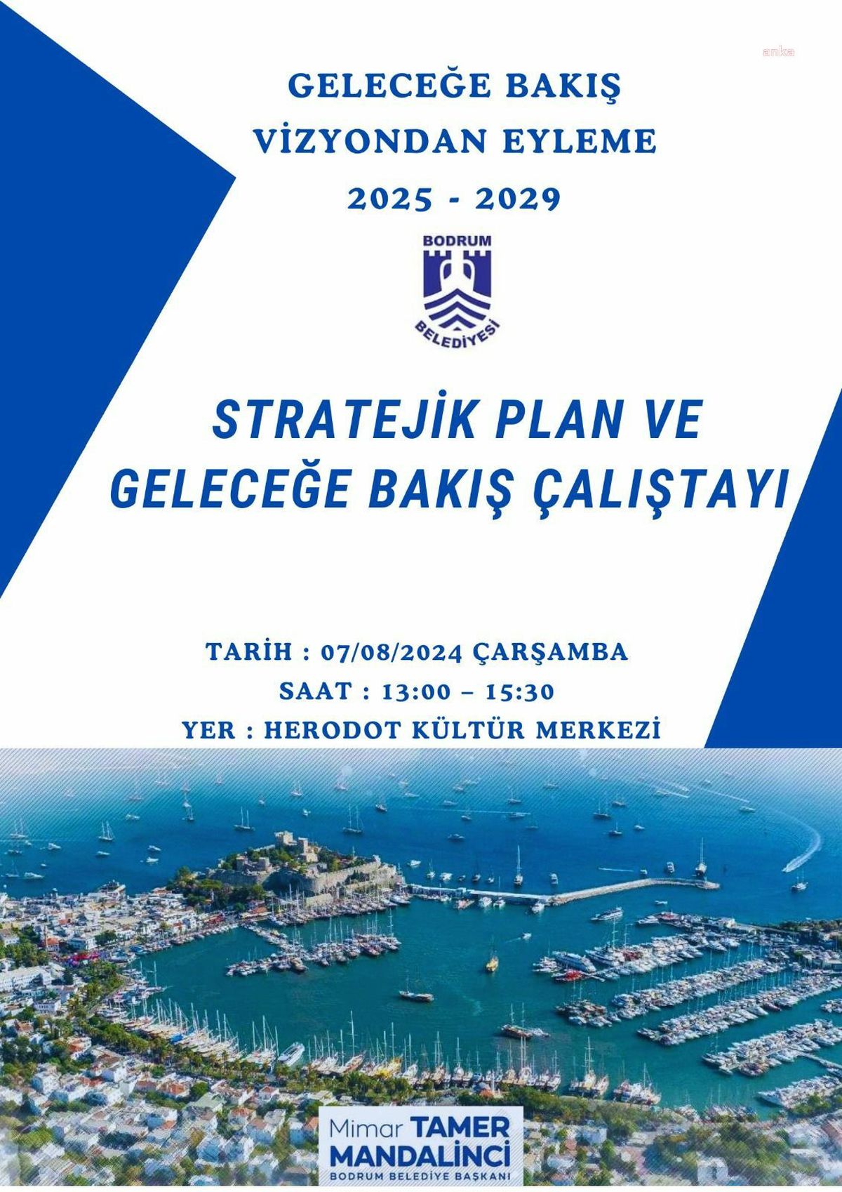 Bodrum Belediyesi Stratejik Plan ve Geleceğe Bakış Çalıştayı Başlıyor