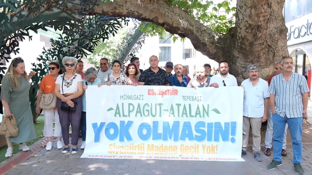 Eskişehir\'de altın-gümüş madeni projesi tepki çekiyor