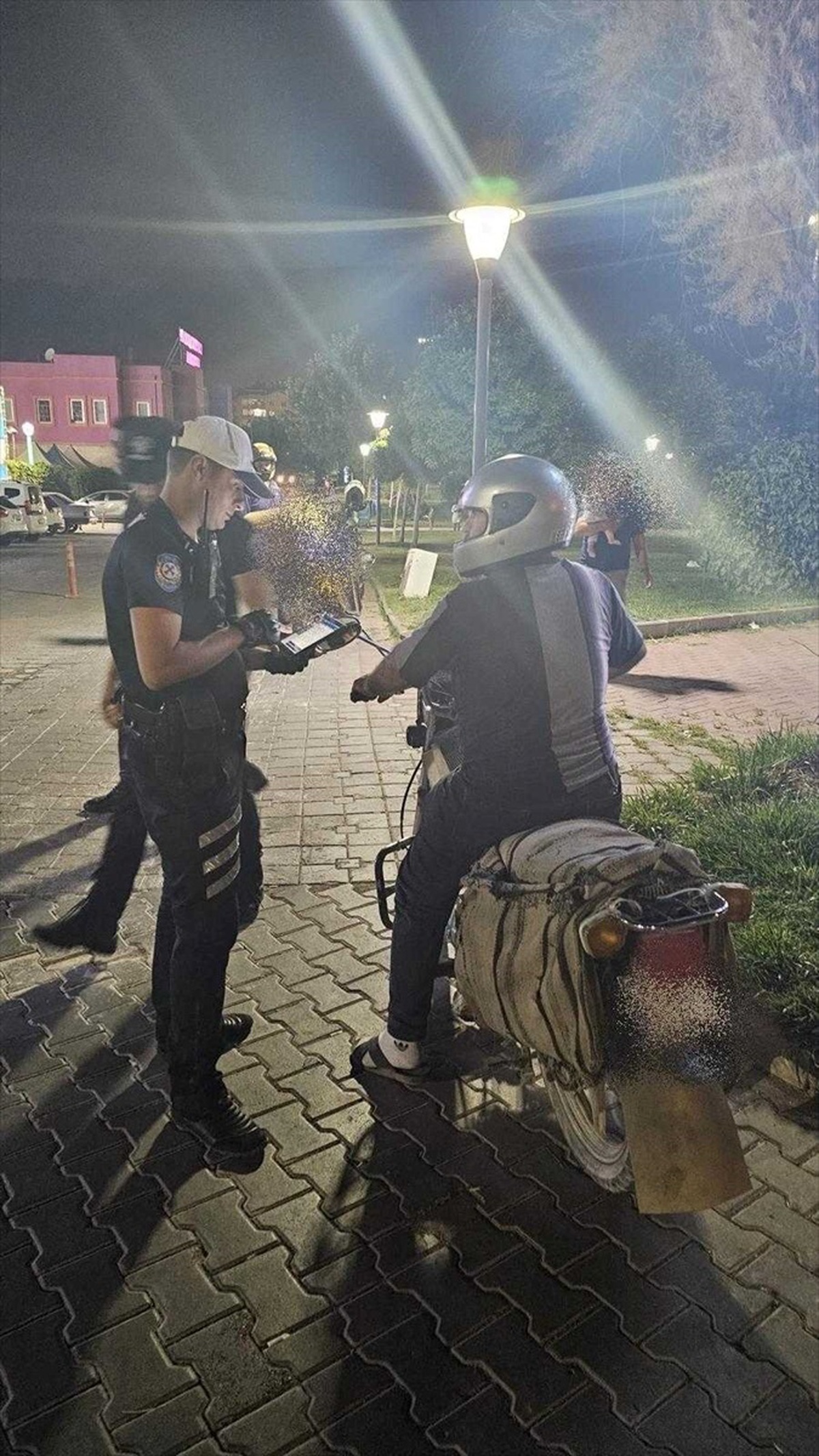 Gaziantep\'te Motosiklet Sürücülerine Denetim