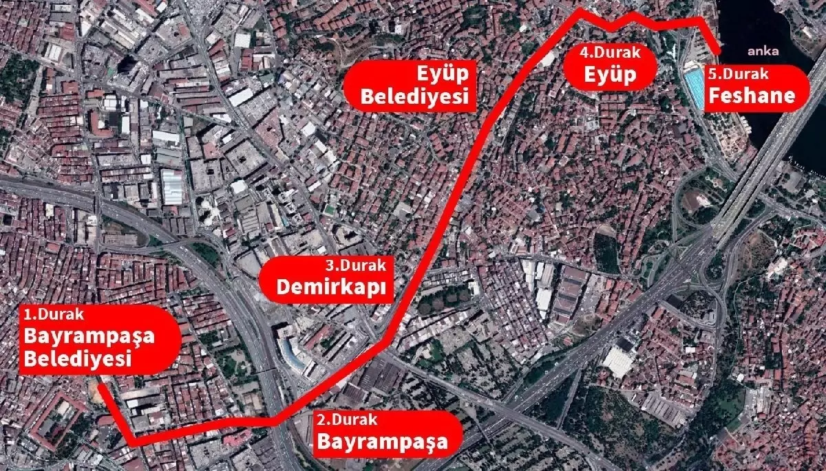 İBB, Eyüpsultan-Bayrampaşa Tramvay Hattı\'nı Kendi Kaynaklarıyla Yapacak