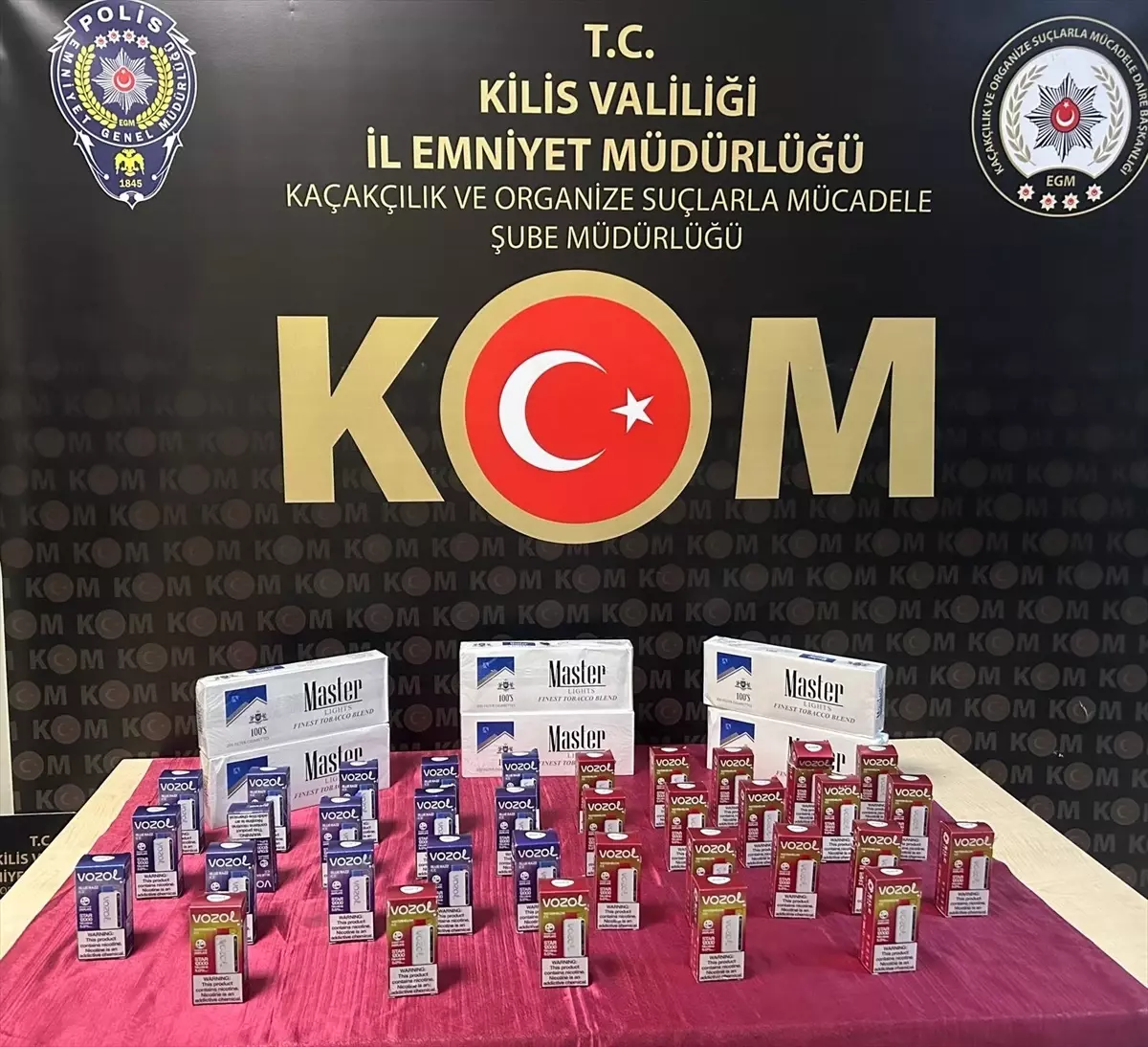 Kilis\'te Kaçakçılık Operasyonu: 31 Şüpheli Hakkında Adli İşlem Yapıldı