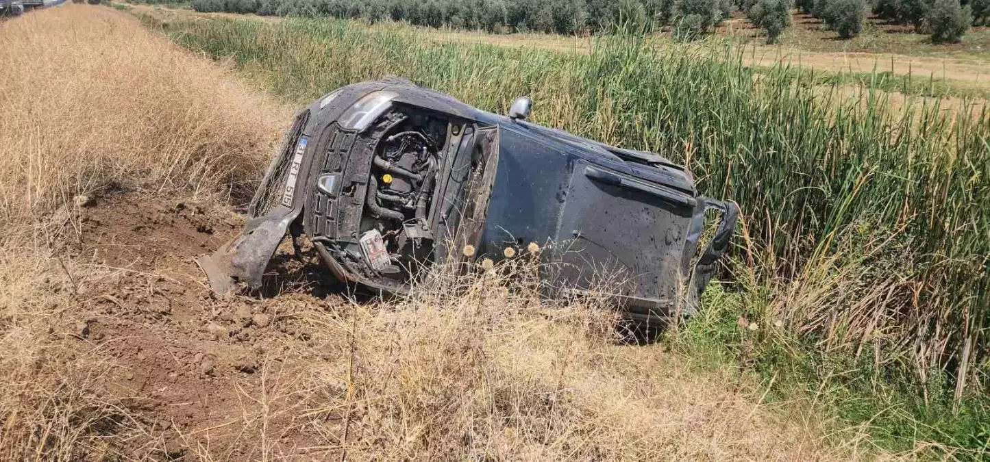 Hatay\'da takla atan cipin sürücüsü yaralandı