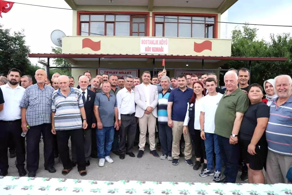 Düzce Valisi Selçuk Aslan, doğal gaz eylemi yapan köylere ziyarette bulundu