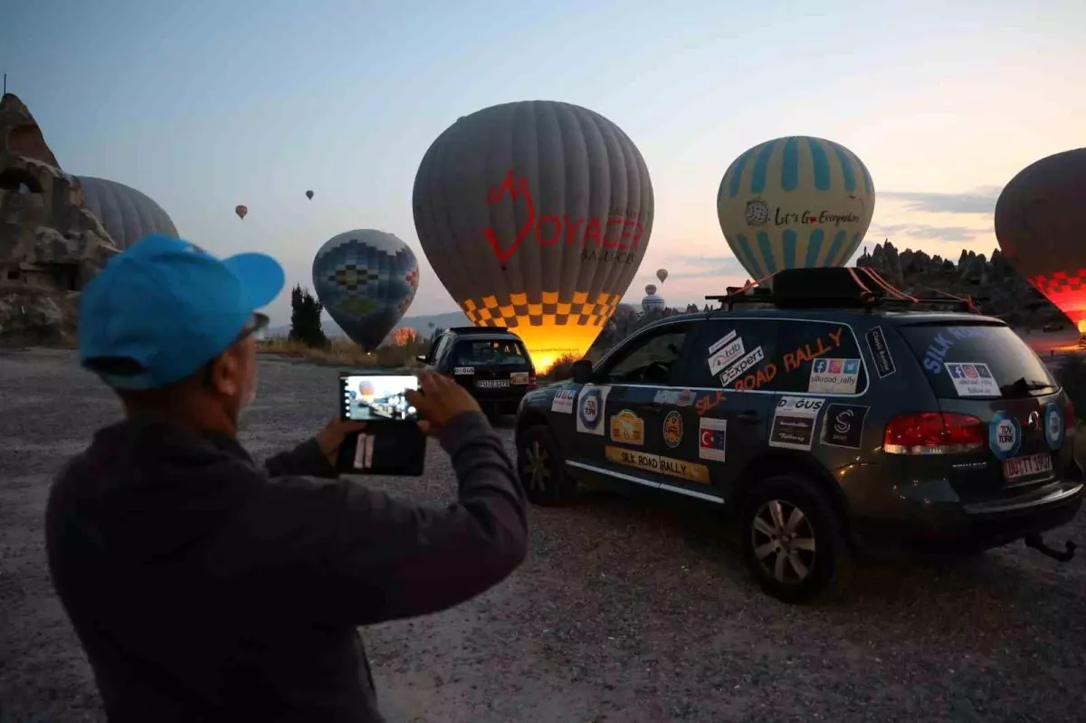 Doğu-Batı Dostluk ve İpek Yolu Rallisi Kapadokya\'ya Ulaştı