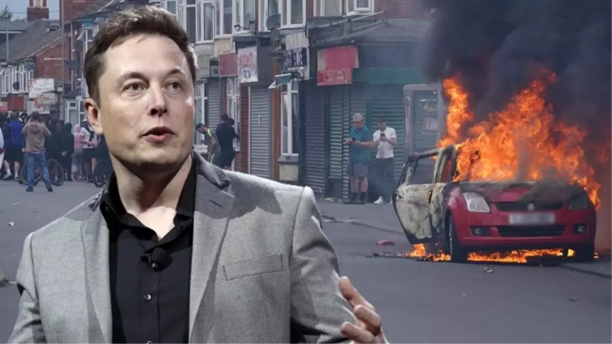 Elon Musk\'ın "İç savaş kaçınılmaz" yorumu kriz çıkardı! İngiliz hükümetinden yanıt gecikmedi