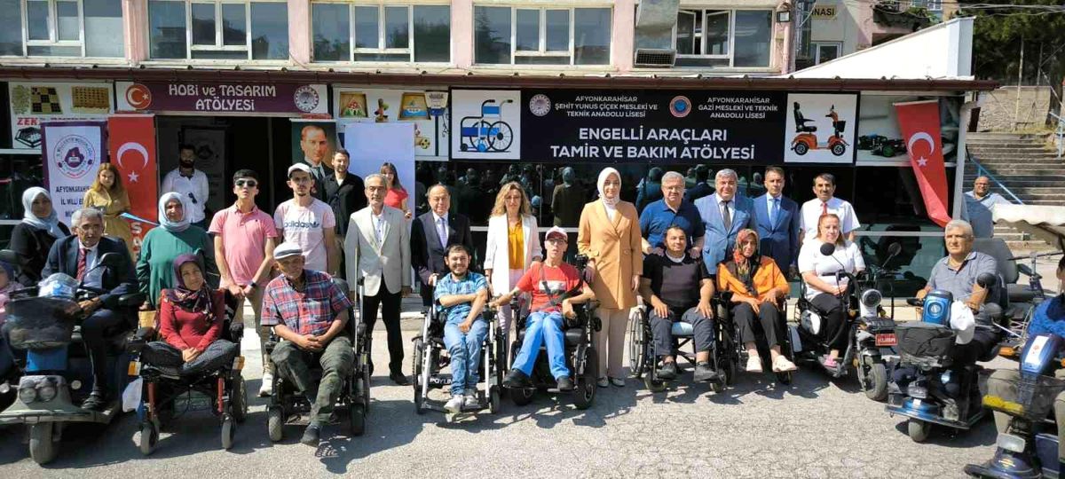Afyonkarahisar\'da Engelliler İçin Araç Bakım Atölyeleri Kuruldu