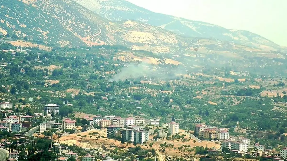 Kahramanmaraş\'ta çıkan bahçe yangını ormanlık alana yayılmadan söndürüldü