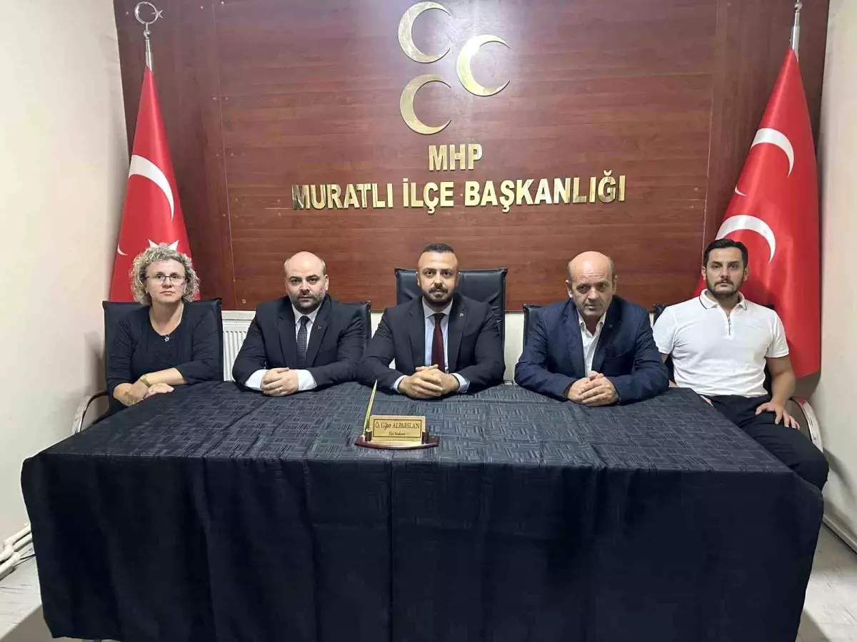 Tekirdağ\'ın Muratlı ilçesinde MHP İlçe Başkanı değişti