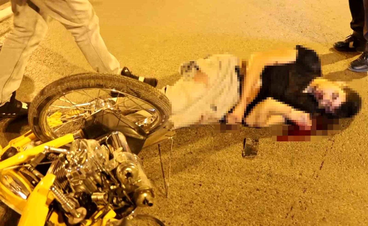 Aksaray\'da motosiklet kazası: 15 yaşındaki genç sürücü yoğun bakımda